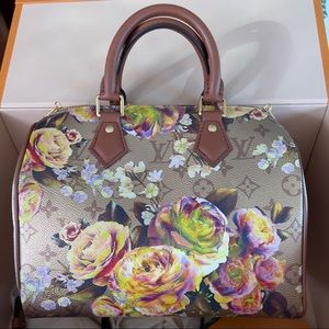 🛑SOLD🛑Brand New Louis Vuitton Speedy 25 bandouliere garden floral